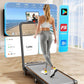 Foldable Treadmill with 8% Incline, Upgrade 3.5HP Low Noise Walking Pad Treadmill with Handle Bar, Trisomy 4 in 1 Portable Under Desk Treadmills for Home/Office, 330 Lbs Capacity, APP & Remote Control