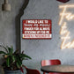 Funny Man Cave Signs Bar Tin Signs For Man Cave Metal Sign Sarcastic Garage Signs Cool Stuff For Men I Would Like To Thank My Middle Finger For Always Sticking Up For Me When I Needed It Sign 12x8 Inch