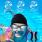 Kids Swim Goggles, Swimming Goggles for Kids Toddlers 3-14 with Swim Cap, Nose Clip, Nose Bridge, Ear Plugs
