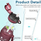 Enerbone Water Bottle, Leakproof BPA & Toxic Free, Motivational Water Bottle with Times to Drink and Straw, Fitness Sports Water Bottle with Strap for Office, Gym, Outdoor Sports