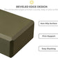 Sunshine Yoga 3" Yoga Block, 10 Pack Bulk EVA Foam Yoga Blocks, Firm and Supportive Yoga Brick, Balance Foam for Stretching, Pilates, and Workout, 3" x 6" x 9"