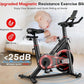 Exercise Bike, CHAOKE Quiet Magnetic Resistance 300LB Capacity Stationary Bike for Home with App Compatible, Indoor Bike with Comfortable Seat and Digital Display