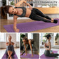 Yoga Mat Non Slip, Anti-Tear 3/16 Thick TPE Yoga Mats for Women and Men, 72"x24" Exercise & Fitness Mat with Carrying Strap, Workout Mats for Yoga, Pilates and Floor Exercise