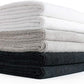 The Rag Company Microfiber Spa and Yoga Towel - Soft and Absorbent Towel for Gym, Spa, Exercise, Hotel, and Resort Use - Dries Fast - 16x27 inches - White, Ice Grey, Black, 6-Pack