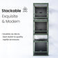 MagicCube 18'' x 18'' x 18'' Reptile Tank with Lock, 24 Gallon Reptile Terrarium with Flip-Up Tempered Glass Door, Top Screen Ventilation for Leopard Gecko - Bottom Not Leakproof