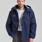 ELLSWOS Men's Waterproof Ski Jacket Winter Snow Coat Warm Hooded Raincoat Windproof Windbreakers
