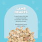 hotspot pets Freeze Dried Lamb Heart Treats for Cats & Dogs - 1LB Big Bag- Single Ingredient All Natural Grain-Free - Perfect for Training, Healthy Topper or Snack - Made in USA