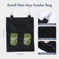 Rabbit Water Bottle 33oz Hamster Water Bottle Hanging Guinea Pig Water Dispenser Include Hay Feeder Bag Set for Bunny Small Pet Animal