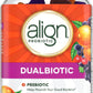 Align Dualbiotic, Prebiotics and Probiotics for Women and Men, Probiotics for Digestive Health, Prebiotics Help Nourish Good Bacteria, Natural Fruit Flavors, 60 Probiotic Gummies