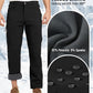 Rdruko Men's Snow Pants Waterproof Insulated Winter Hiking Pants Snowboard Fleece Lined Softshell Ski Pants