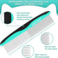 Dog Brush Kit for Grooming Short Long Haired Cats, 3 in 1 Dog Grooming Set for Small Animals, Puppy Self-Cleaning Slicker Brush for Shedding Medium & Large Dogs. Free Pet Comb + Nail Clippers