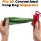 Best Pet Supplies Poop Bags for Dogs, 50% Post-Consumer Recycled Content dog waste bags on rolls, fits all poop bag holders for leashes - 150 Count, Green, Unscented