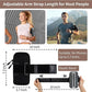 Running Phone Holder Armband, iPhone Arm Bands for Exercise, Running Arm Bands for Cell Phone, Phone Purse Cell Phone Holder for Walking (Grey)