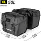 Rhinowalk Bike Pannier Bag for Bicycle Rear Rack Bag 22/40/50L Cycling Saddle Bag Luggage Storage Bag for Long Distance with Rain Cover