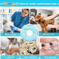 Cat Cone Collar Soft, Waterproof Cat Recovery Collars Spay Cones to Stop Licking Cute Donut E Collar After Surgery Anti-Lick Wound Healing Safety Elizabethan Collar for Kittens (Donut Blue, Small)