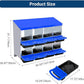 Chicken Nesting Box, 8 Hole 2 Layer Hen Nest Boxes, Roll Away Eggs Laying Boxes,Cleanable Pull Out Hen Roosting Boxes