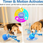 Interactive Dog Toys, Moving Dog Ball with Touch Activated, Active Rolling Ball for Puppy and Medium Dogs, Squeaky, USB Rechargeable