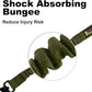 Plutus Pet Dog Seat Belt for Car, Adjustable Dog Car Harness with Carabiner Clip, Reflective Safety Dog Seatbelt Leash with Elastic Bungee, Ranger Green