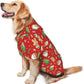 Santa Claus with Gingerbread Man Hoodie,Christmas Cosplay Dog Clothes with Pocket and Hat Winter Clothes Sweaters X-Small