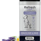 Wahl USA Pet Refresh Lavender Cleaning Wipes for All Dog Breeds - Use on Ears, Nose, Paws, Bottom, & Sensitive Areas - 50 Wipes - 820018A