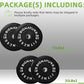 Olympic Bumper Plates Set, 2" Weight Plates for Strength Training & Weightlifting, Paris or Set or Set with Barbell, Multiple Options