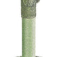 Amazon Basics Cat Scratcher - Indoor Cactus Single Cat & Kittens Scratching Post with Dangling Ball, Medium (25.6"H) - Green