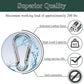 M5 Spring Snap Hook Carabiners, Carabiner Clip, Heavy Duty Galvanized Steel Spring Clip, Quick Link Key Chain for Swing Hammock Gym Outdoor, Holding Capacity