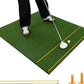Tangkula Golf Hitting Mat, Artificial Turf Mat for Indoor/Outdoor Golf Practice Includes 2 Rubber Tees & 2 Alignment Sticks, Golf Training Mat for Home Backyard Garage