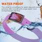 Dogline Biothane Waterproof Dog Collar Strong Coated Nylon Webbing with Black Hardware Odor- Proof for Easy Care Easy to Clean High Performance Fits Small Medium or Large Dogs, Amethyst Purple
