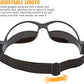 10 Pcs Basketball Goggles Dribble Dribbling Specs Professional Basketball Training Aid,Adjustable Elastic Strap Safety Eyewear Goggles for Kids Adult Youngster Adolescent Golf Rugby Soccer