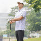 DEOLAX Mens Polo Shirts Fashion Print Mens Golf Shirt Dry Fit Mens Golf Polo Short Sleeve Quick Dry Funny Golf Shirt for Men