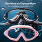 Adult Swimming Goggles,Leak-Proof,Anti-Fog Pool Glasses,Wide View Swim Goggles with Ear Plugs and Nose Clip