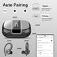 Wireless Earbuds Bluetooth 5.3 Headphones Sports, 48Hrs Playtime Bluetooth Earbuds with CVC 8.0 Mic, Stereo Bass Over Ear Bud with Earhooks, LED Display, IP7 Waterproof Earphon for Running Gray