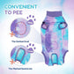 Breathable Dog Recovery Suit for Male/Female, Retro Sky Dye Dog Onesie for Abdominal Wounds, Cone E-Collar Alternative After Surgery to Anti-Licking, Professional Surgery Suit for Dogs