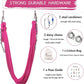 5.5 Yards Aerial Silks Yoga Swing Set - Aerial Yoga Hammock Kit Anti-Gravity Flying for Fitness, Low/Non Stretch Nylon Tricot Fabric Hardware Included for Dance