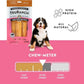 Large Pork Skin Rolls - Smoked Collagen Rolls - Collagen Chews for Dogs - Real Pork Skin - Rawhide Alternative - Easy to Digest Treat, 1 Bag, 3 Count