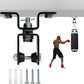 Rotating Punching Bag Hanger with 360degree Swivel Hook Heavy Duty Ceiling Wall Mount for Boxing MMA, Fitness Training Secure Adjustable Steel Bracket Speed Bag Aerial Yoga Swing Gymnastic Rings