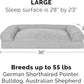 Furhaven Pillow Dog Bed for Large/Medium Dogs w/ Removable Bolsters & Washable Cover - Quilted Sofa - Silver Gray, Large