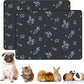 2-Pack Guinea Pig Cage Liner Washable, 36in x 48in Ultra-Absorbent Guinea Pig Bedding for Cage Non-Slip Leak-Proof Pee Pads for Dogs Rabbit Bunny Cat Litter Mat, Navy