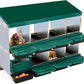 Chicken Nesting Box, 8 Hole 2 Layer Hen Nest Boxes, Nesting Boxes for Chickens, Roll Away Eggs Laying Boxes,Cleanable Pull Out Hen Roosting Boxes