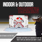 Snipers Edge Hockey - Ultimate Goalie Shooter Tutor - Fits Inside Goal - Long Lasting Durability with Its Impact Resistant Vinyl