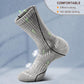 BULLIANT Compression Socks for Men 6Pairs, Athletic Crew Socks Cushioned For Men Sports Running-Arch Support