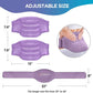 Comfytemp Ice Pack for Back Pain Relief, 2 Packs, Reusable Gel Lower Back Wrap Ice Brace for Sciatica Injuries, Hot Cold Compression for Lower Lumbar, Waist, Men Women Surgery Get Well Gifts (Purple)