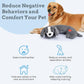 Heartbeat Puppy Toys Dog Heartbeat Toy for Anxiety Relief Calming Aid, Heartbeat Stuffed Animal for Puppy Dog Comfort Sleep Aid Crate Training, Puppy Essentials, Dark Gray