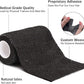 TOBWOLF 12PCS Self Adherent Bandage, 4" x5yd / 10cmx4.5m Cohesive Elastic Bandage Wrap, Breathable Sports Tape for Wrist Ankle Knee Leg Sprains Swelling - Black