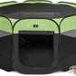 A4Pet Portable Pet Playpen, 49” Pop Up Dog Playpen with Bowl, Suitable for Puppies, Kittens, and Small Animals, Removable Zipper & Mesh Panel(19”W × 12”H)