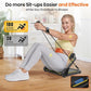 Ab Workout Equipment, Ab Machine for Stomach Workout, Ab Trainer Machine for Home, Sit Up Machine with Resistance Bands and 330 LBS Weight Capacity, Ab Crunch Machine for Home Exercise