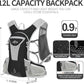 Hydration Pack Backpack, Lightweight Water Backpack with 2L Leakproof Hydration Bladder Daypack for Men Women,Running Hydration Vest for Outdoor Trail
