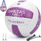 Beach/Water/Sand Volleyballs, Outdoor/Indoor Official Size, Soft Touch Volleyball for Beginners, Cute Volley Ball for Girls/Kids/Youth, Ideal Gifts with Pump for Backyard, Pool, Middle School