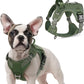 rabbitgoo Tactical Dog Harness for Small Dogs, No Pull Military Service Vest with Handle & Molle, Easy Control for Training Walking, Adjustable Reflective Straps, Green, S